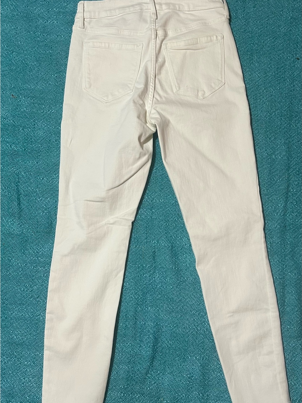 Old NavyWhite Rockstar Super Skinny Jeans Size 4 - Picture 2 of 4